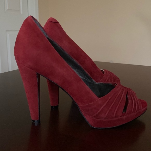 New Jessica Simpson Jamela Peep Toe Platform Heels - Picture 3 of 6